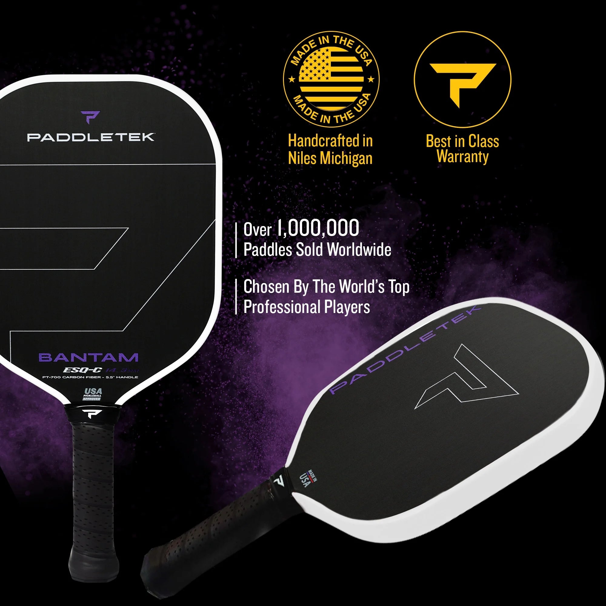 Bantam ESQ-C 14.3mm Pickleball Paddle