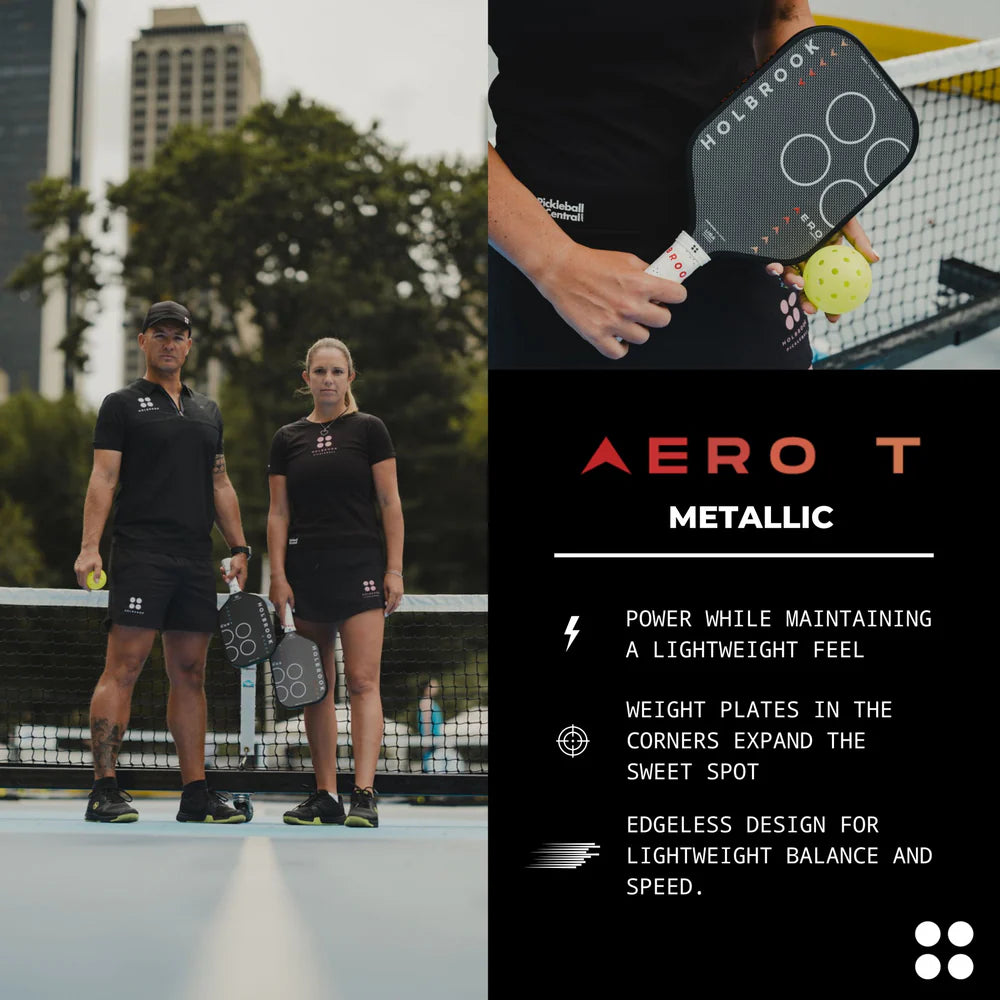 Pro Aero Metallic T 16mm Pickleball Paddle