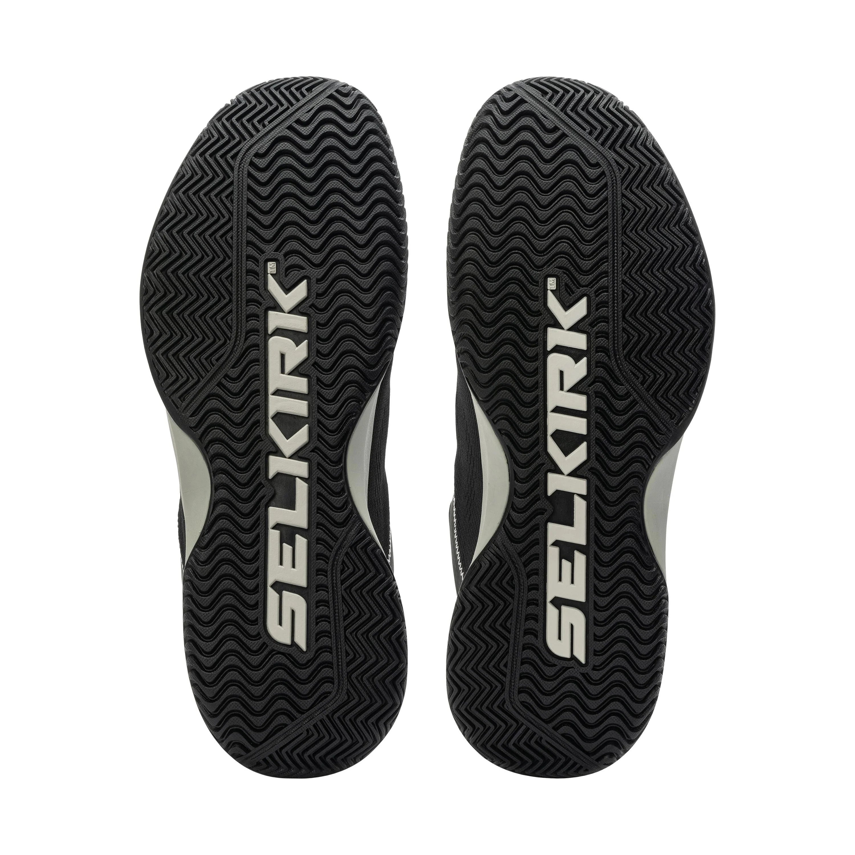 Selkirk CourtStrike Pickleball Shoes - Bottom Soles - Black and Gray