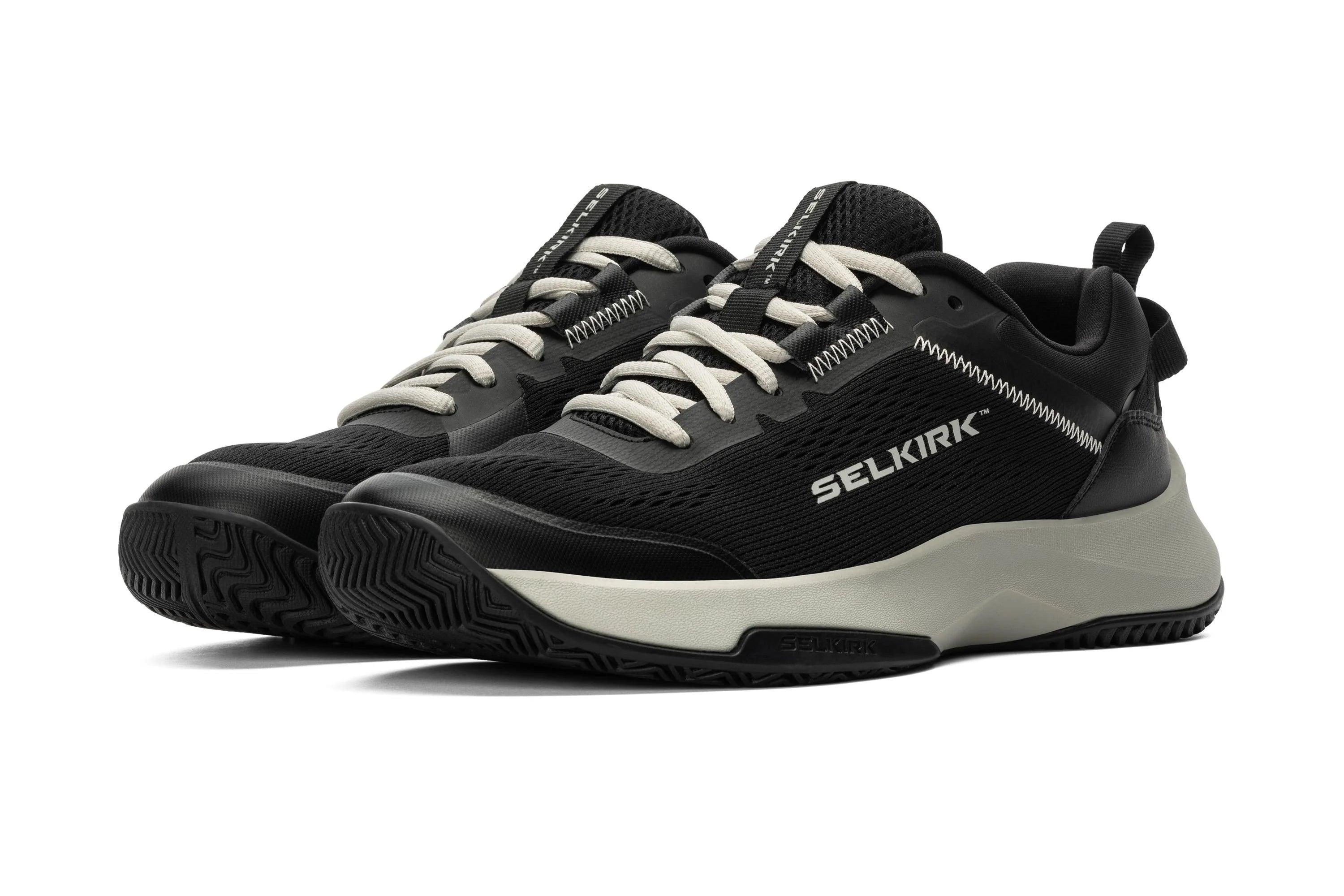 Selkirk CourtStrike Pickleball Shoes - Black and Gray Pair