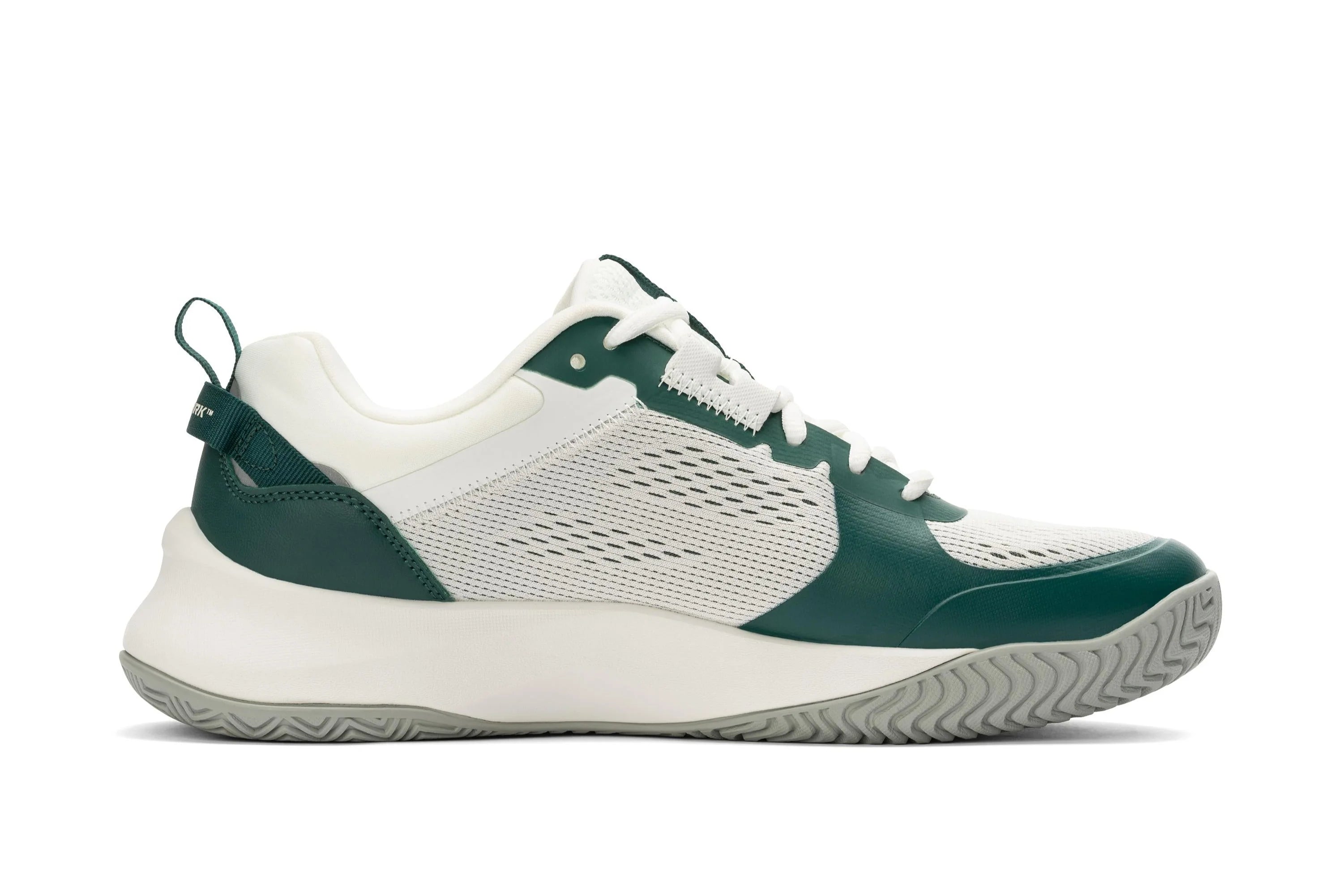 Selkirk CourtStrike Pickleball Shoes - Side angle - Green and White